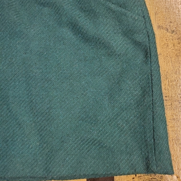👸 Loft tealish blue green wool skirt size 2 - Picture 12 of 16